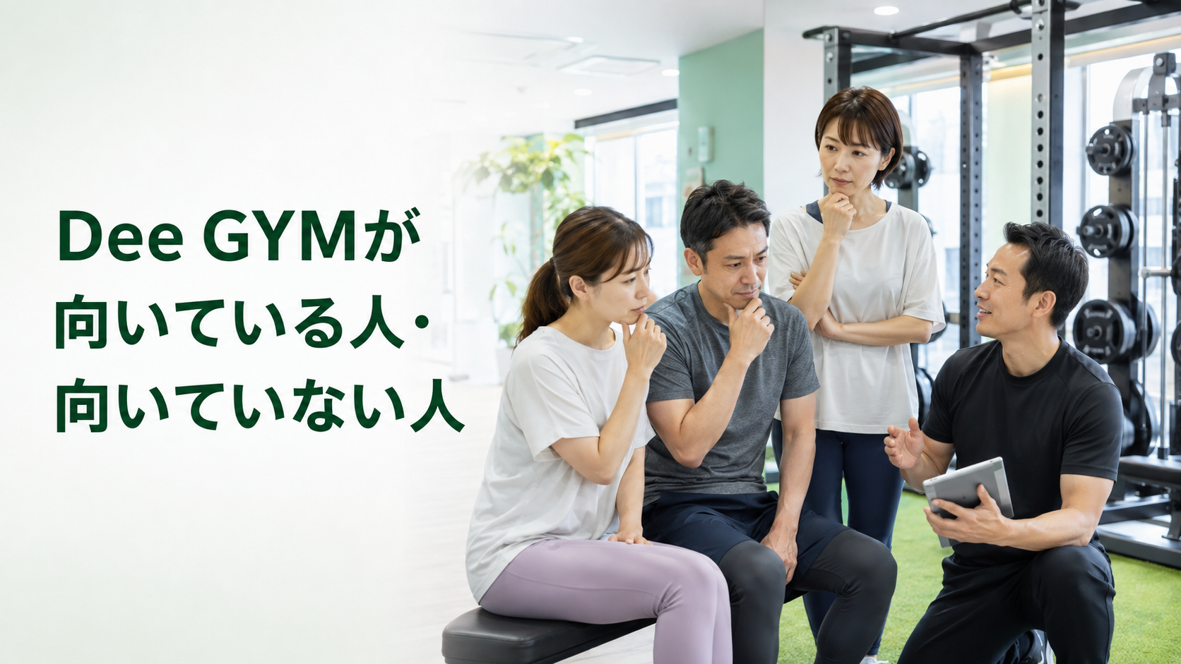 Dee GYMが向いている人・向いていない人